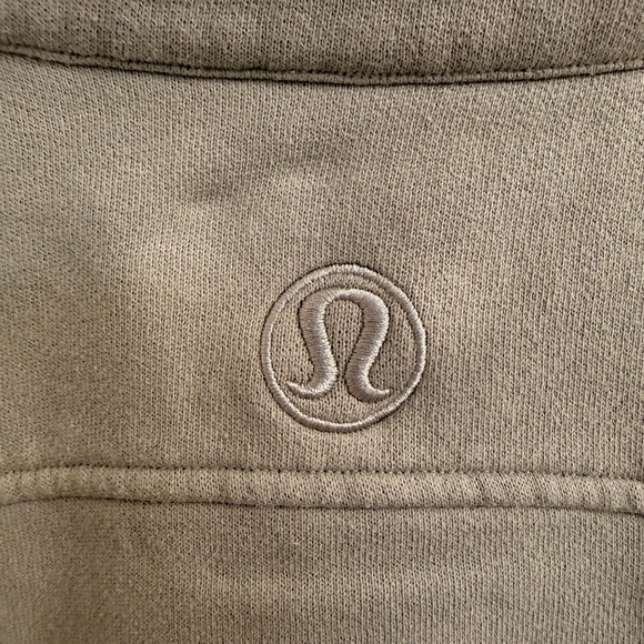 Lululemon Scuba Oversized Funnel Neck Green Half-Zip Pullover - Picture 4 of 5